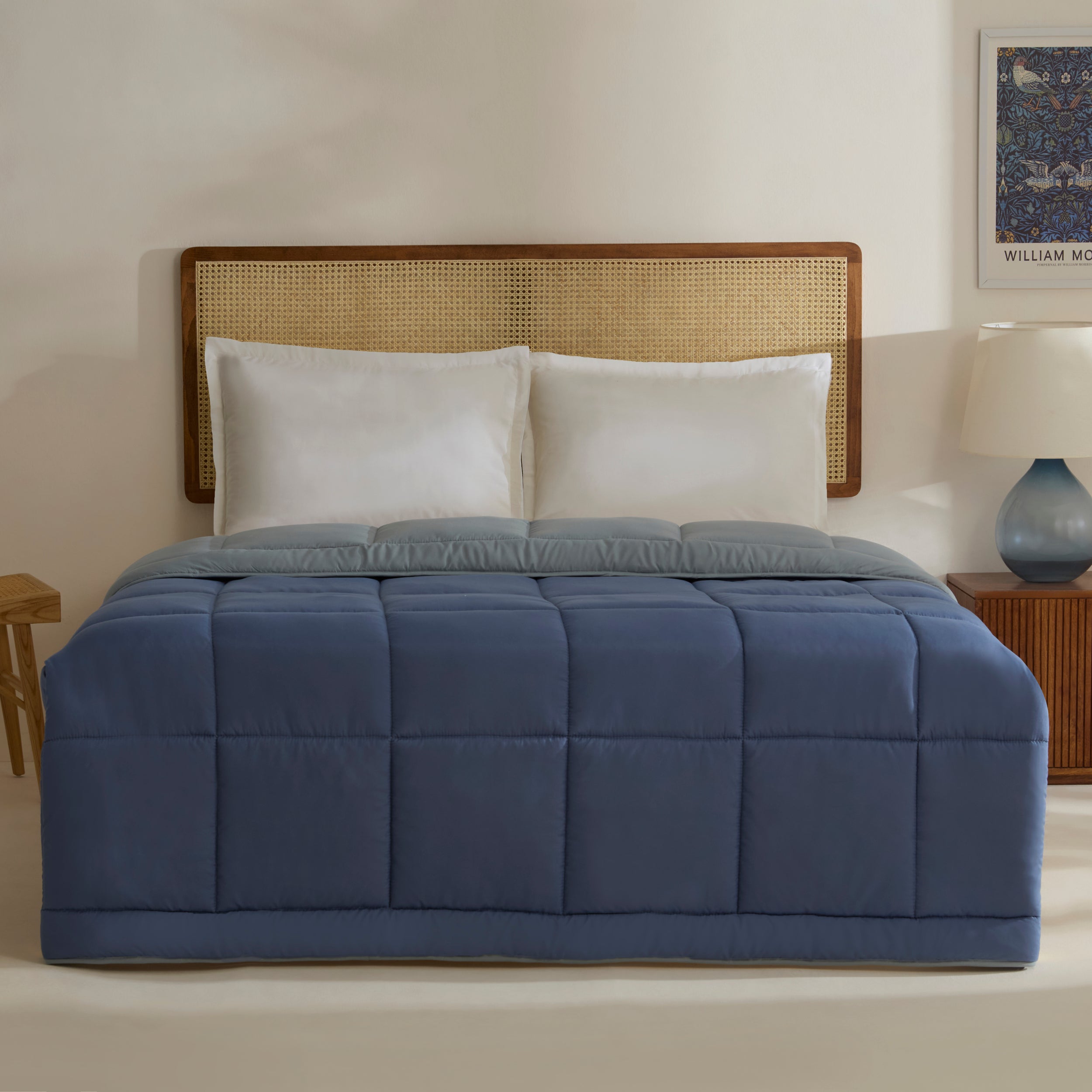 TAÇ Krone Ranforce Doppelbettdecke Camel – 240x260 Cm, Baumwoll-Oberstoff, Polyester-Füllung