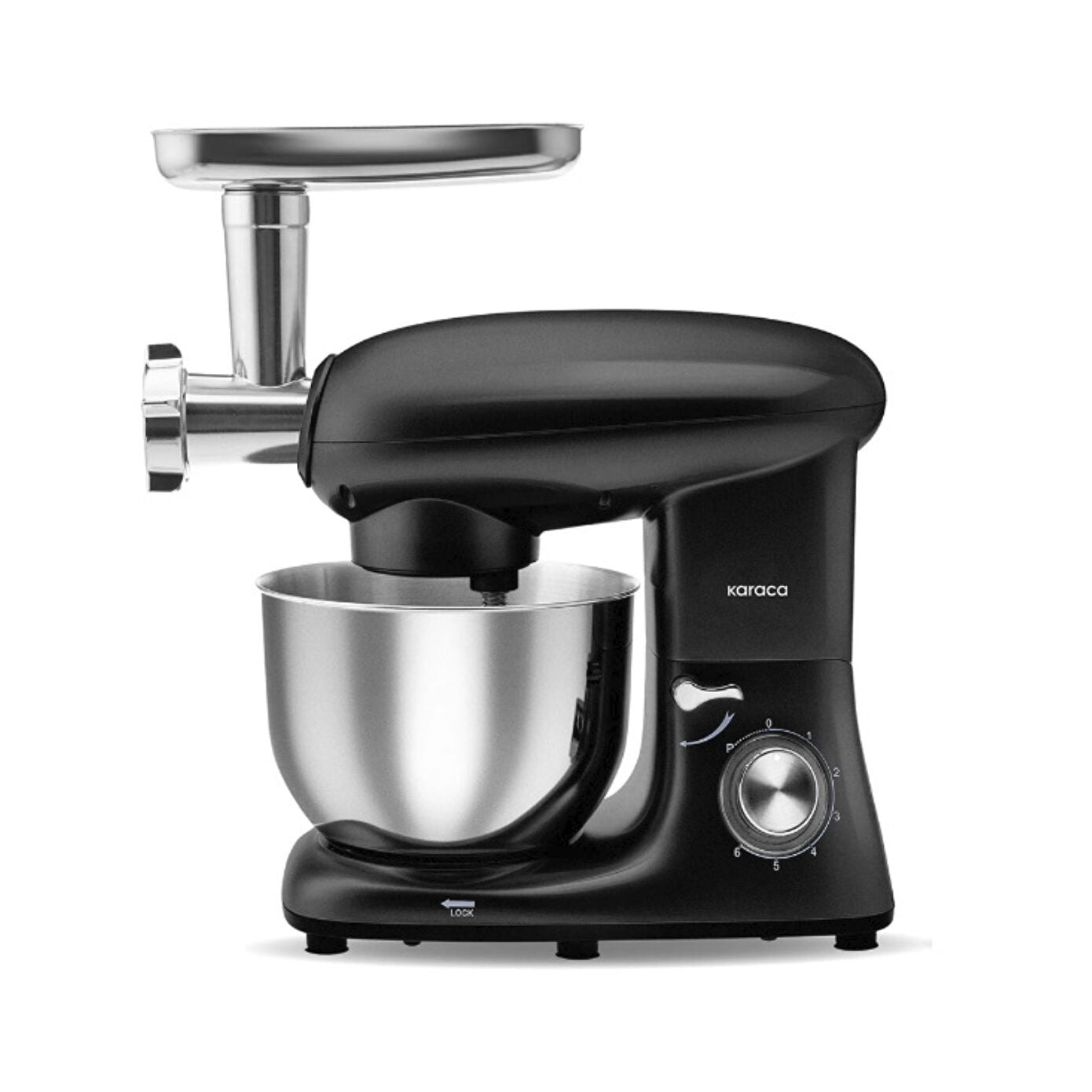 Karaca Multichef Standmixer Shiny Black Küchenchef 1900 W 5,5 l (mit H