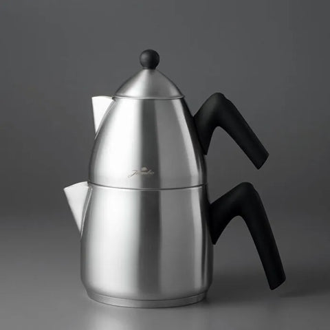 Jumbo Steel Teekanne mit Induktionsboden, matt