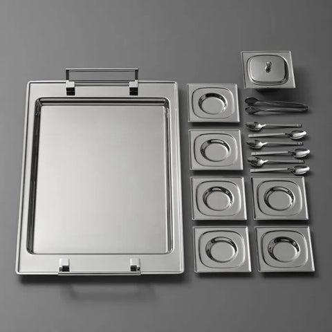 Jumbo Pluto 16-teiliges Teeset aus Edelstahl für 6 Personen