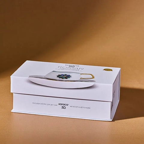 Karaca Roman 2 Kişilik Kahve Fincan Takımı, 90 ml