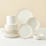 Karaca Stream Bone Meridian 6 Kişilik Yemek Takımı, 24 Parça, Altın