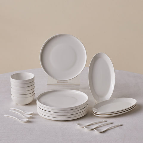 Karaca Forever Bone Fika 22-Teiliges Frühstücksset Für 6 Personen Gold