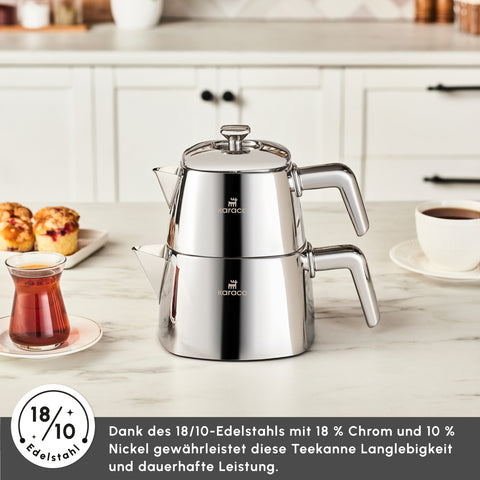Karaca Brewinox Large Teekannen Set