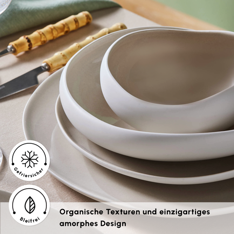 Karaca Earth Collection Cupid 55-teiliges 12-Personen-Geschirrset