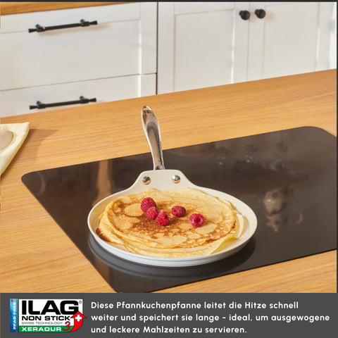 Karaca Swiss Crystal Almond Cream Pfannkuchen Pfanne 25 Cm