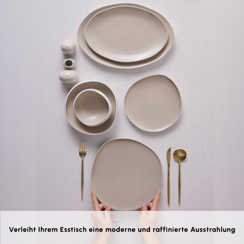 Karaca Earth Collection Cupid 55-teiliges 12-Personen-Geschirrset