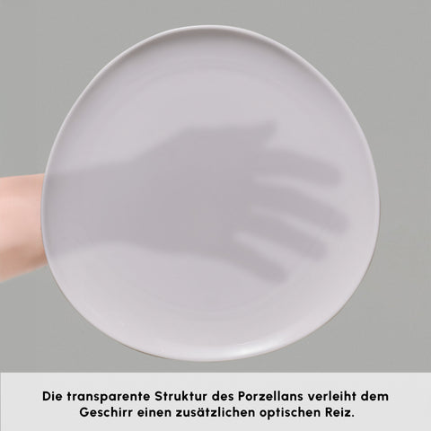 Karaca Stream Bone Middle 34 Parça 6 Kişilik Kahvaltı Takımı Beyaz