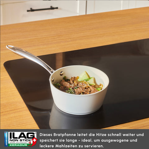 Karaca Swiss Crystal Almond Cream Saucenpfanne 16 Cm