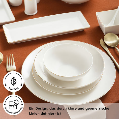 Karaca Donatella 70-Piece Dinner Set For 12 Persons – New Bone