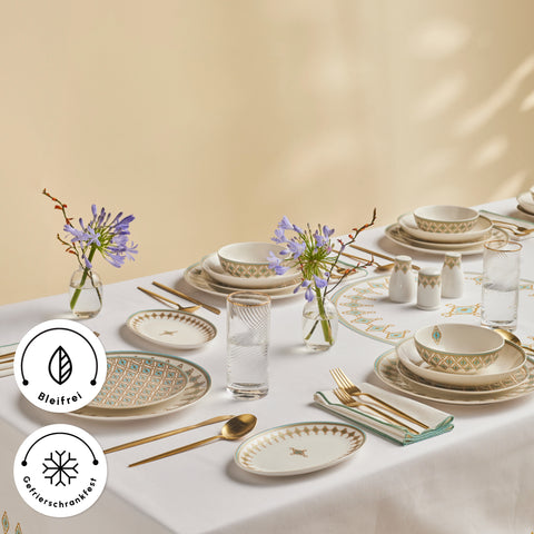 Karaca Forever Bone Dorothy, 53 Parça 12 Kişilik Yemek Takımı