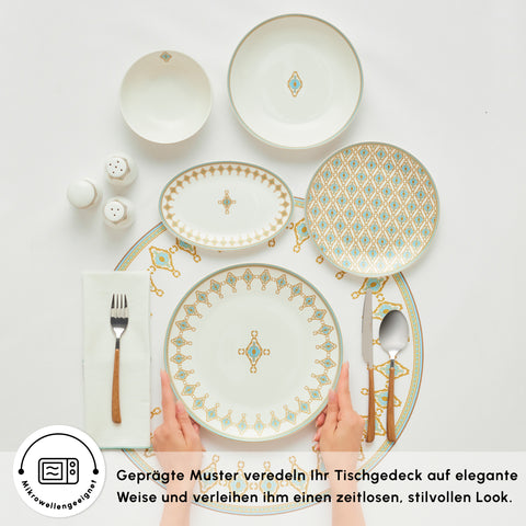 Karaca Forever Bone Dorothy, 53 Parça 12 Kişilik Yemek Takımı