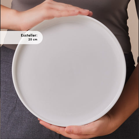 Karaca Stream Bone Meridian 34-Piece Breakfast Set for 6 People – White 