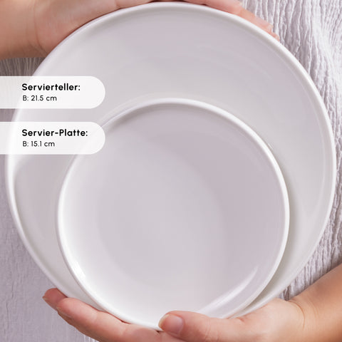 Karaca Stream Pure Cordelia 20-Teiliges 6-Personen Frühstücksset