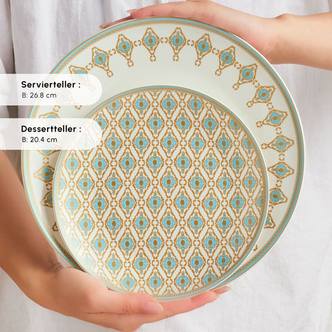 Karaca Forever Bone Dorothy, 53 Parça 12 Kişilik Yemek Takımı