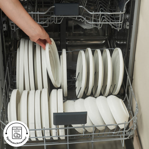 Karaca Stream Bone Sirius 53-Piece 12-Person Dinner Set White