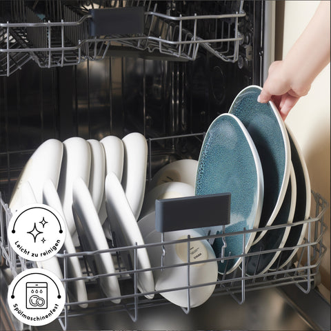 Karaca Earth Collection New Galactic Oscar Reactive Glaze 55-teiliges Tafelset für 12 Personen, Multi