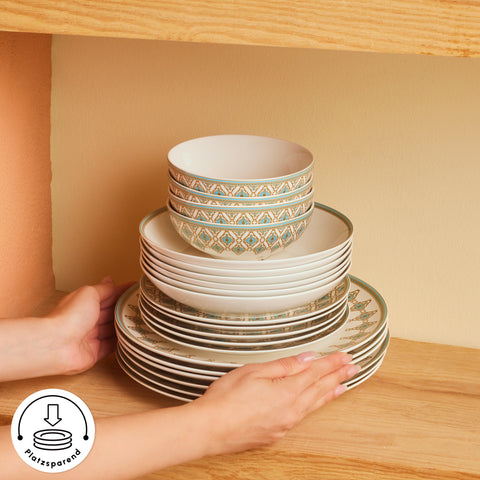 Karaca Forever Bone Dorothy, 53 Parça 12 Kişilik Yemek Takımı