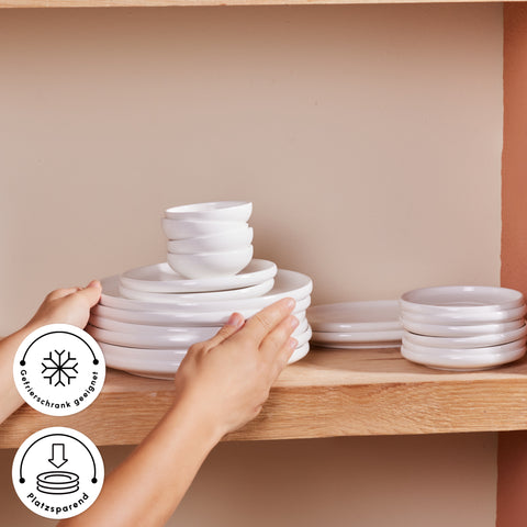 Karaca Stream Pure Cordelia 20-Teiliges 6-Personen Frühstücksset