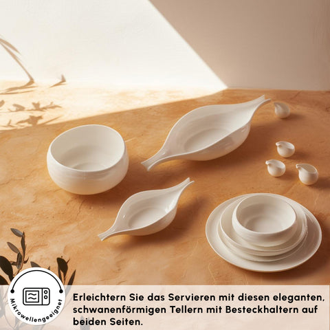 Karaca Earth Collection Clay 55-teiliges 12 Personen Geschirrset