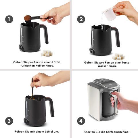 Karaca Hatır Neo Turkish Coffee Machine – Starlight