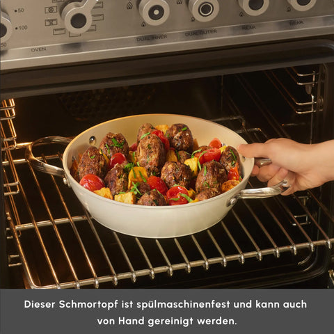 Karaca Swiss Crystal Almond Edelstahlgriff Kasserolle 14 cm