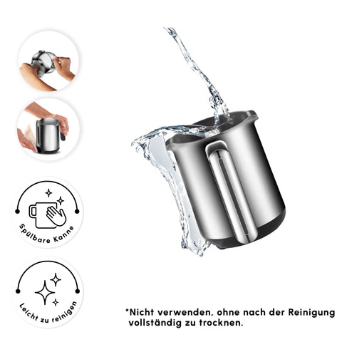 Karaca Hatır Neo Inox Türkischer Kaffeekocher mit Edelstahl-Kanne