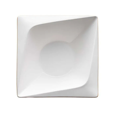 Jumbo Fold Gold 58-Piece Square Dinner Set for 12 Persons