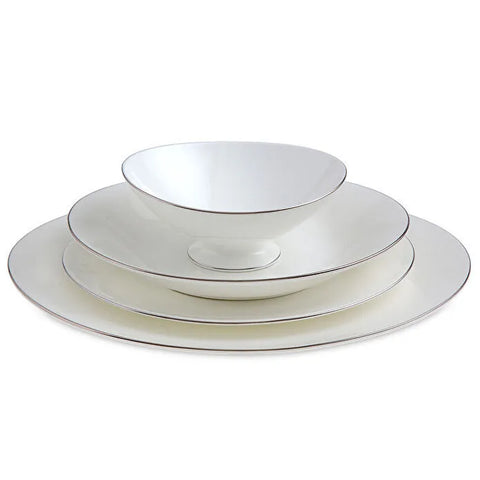 Jumbo Moon Platinum 64-Piece Dinner Set for 12 People