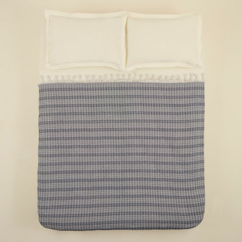 Karaca Home Destina Lacivert Çift Kişilik Çok Amaçlı Örtü