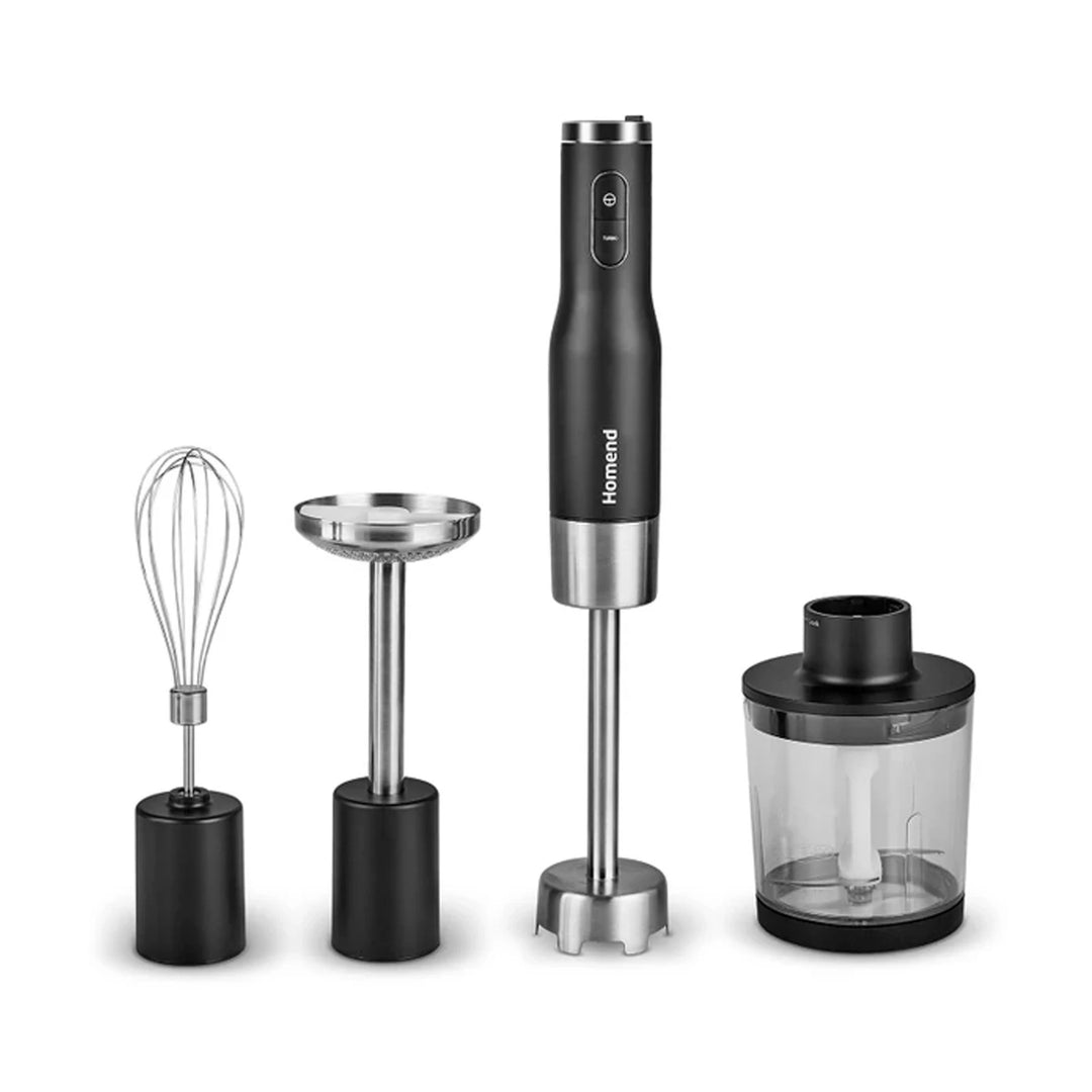 Homend Artfood 1925h Stabmixer-Set Schwarz