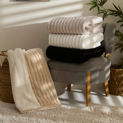 Karaca Rabbit Sher Einzelbettdecke Beige