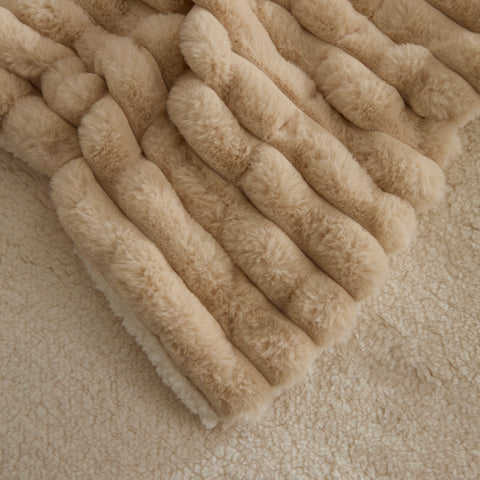 Karaca Rabbit Sherpa TV-Decke Beige