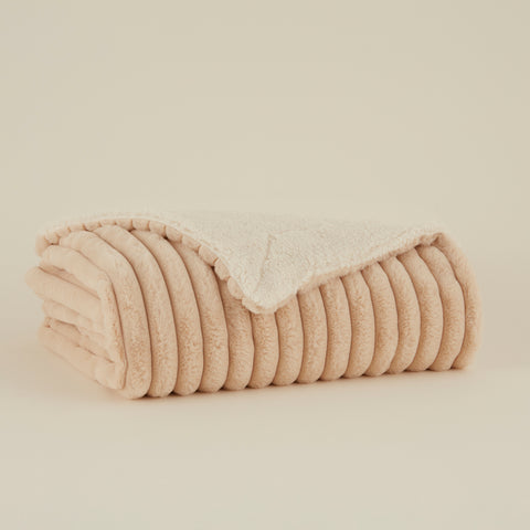 Karaca Rabbit Sher Einzelbettdecke Beige