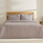 Margot Bettüberwurf Set Grau 230x240cm + 2(50x70) cm