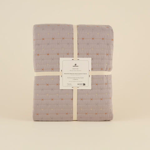 Margot Bettüberwurf Set Grau 230x240cm + 2(50x70) cm