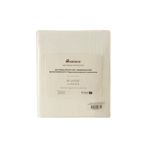 Karaca Eston Jacq. Waterproof Mattress Protector, White