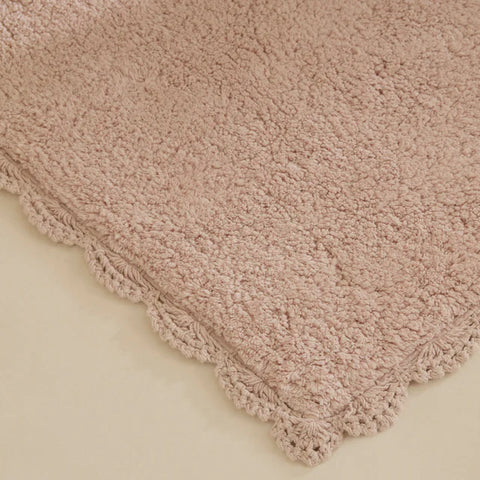 Karaca Natali Bath Mat, 50 × 80 cm, Powder Pink