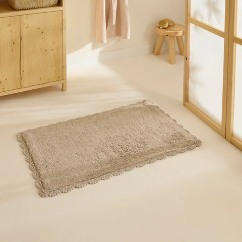 Karaca Natali Bath Mat, 50 × 80 cm, Beige