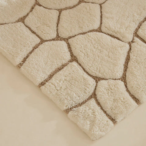 Karaca Stone Bath Mat, 50 × 80 cm, Offwhite