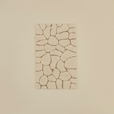Karaca Stone Bath Mat, 50 × 80 cm, Offwhite