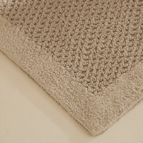 Karaca Helen Bath Mat, 60 × 100 cm, Stone
