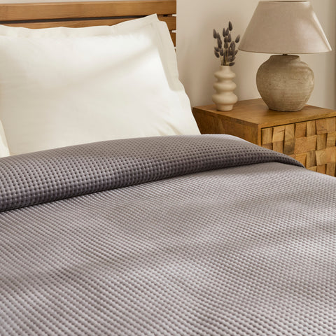 Karaca Chloe Bedspread, Single, Anthracite