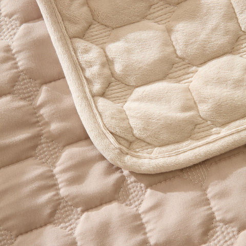 Karaca Alice Tagesdecken-Set, Doppelbett, Beige