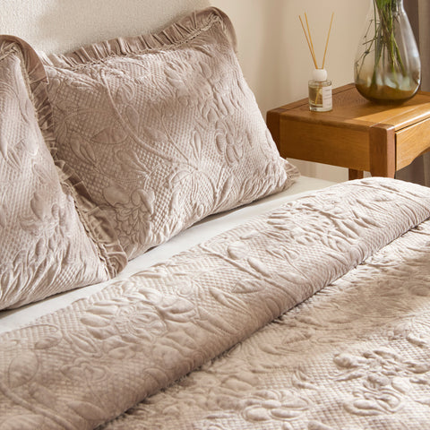 Karaca Audrey Bedspread, Single, Grey