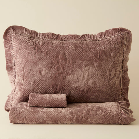 Karaca Audrey Bedspread, Single, Rose