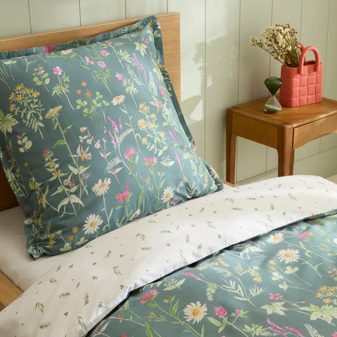 Karaca Evergreen Ranforce Nevresim Takımı, Tek Kişilik, Yeşil