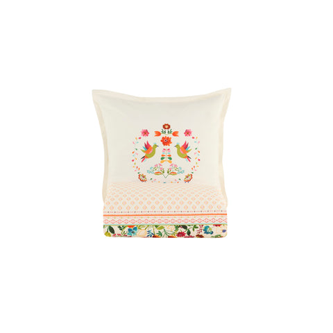 Karaca Parlin Renforcé Duvet Cover Set, Single, Fuchsia