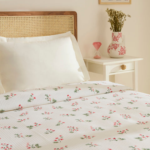 Karaca Silvie %100 Pamuklu Pike, Çift Kişilik, Kırmızı