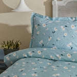 Karaca Daisy 100% Cotton Single Bed Bedspread Set, Mint
 